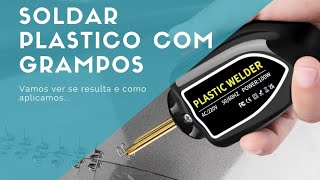 Resulta mesmo soldar plastico com grampos [upl. by Ahsar]