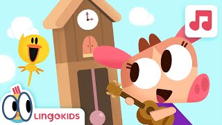 HICKORY DICKORY DOCK 🎵🕰️🐟 Best Nursery Rhymes for Kids  Lingokids [upl. by Gerbold]