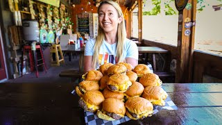 Trying To Eat 16 Cheeseburgers To Beat The Record at Jack Browns [upl. by Livingston]