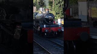 West Somerset Railway  7828 Odney Manor at Bishops Lydeard  trains railway steam ukrail [upl. by Nanete]