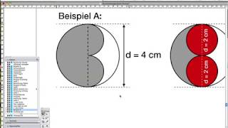 Zusammengesetzte Kreisflächen Teil 1 [upl. by Oramlub402]