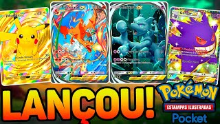 LANÇOU TESTANDO NOVO JOGO POKÉMON TCG POCKET [upl. by Jonell]