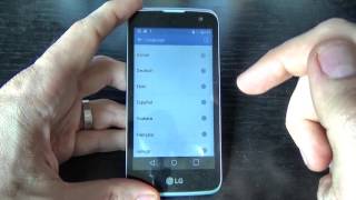 LG K4  How to change language [upl. by Margery]