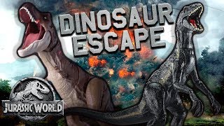 Jurassic World Dinosaur Escape  Official Lyric Video  Mattel Action [upl. by Otilesoj]