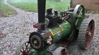 Steaming A 4quot Foster Traction Engine [upl. by Grane]