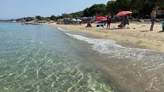 👉🎥 Αμμουλιανή Η παραλία ⛱ 🏊 Μεγάλης Άμμου Ammouliani island Αύγουστος 2024 [upl. by Kernan]