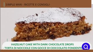 🥧🍫TORTA DI NOCCIOLA CON 4 SEMPLICI INGREDIENTI  HAZELNUT CAKE WITH 4 SIMPLE INGREDIENTS [upl. by Grimbald]