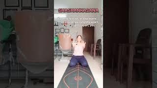 ShashankasanaBenefits shashankasana asana yoga benefits yogalife yogalifestyle mudra [upl. by Atirak842]