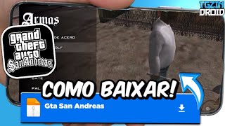 COMO INSTALAR MOD CLEO GTA SAN ANDREAS ANDROID TODAS AS VERSÕES [upl. by Bergin227]