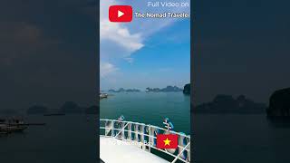 World UNESCO site Halong Bay Vietnam 🇻🇳 halongbaytour halongbaycruise [upl. by Enoyrt]