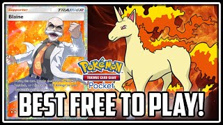 BEST Free To Play Deck in Pokemon Pocket No EX Pokemon Required [upl. by Sadoc]