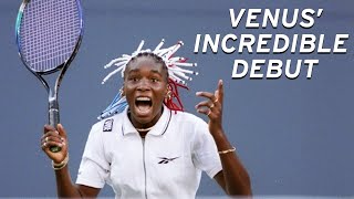 Venus Williams debut at the US Open  US Open 1997 [upl. by Ellertnom354]