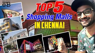 Top 5 Shopping Malls in Chennai  Tamil Explore With Bavin [upl. by Ayekat]