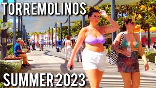 Torremolinos 🇪🇦 Old Town Summer 2023 July Costa del Sol Spain Walking Tour 4K [upl. by Dine]