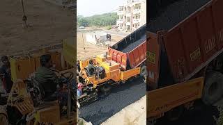 Road construction with modern technology amazingfacts knowledge amazing [upl. by Frager]