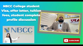 NBCC College New Brunswick  Canada student Visa NBCC Offer letter Moncton Campus [upl. by Anilasor666]