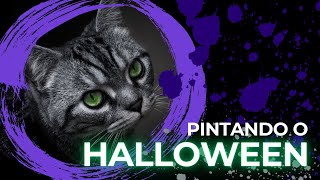 Halloween em aquarela parte 2 🐈‍⬛ suspense  relax  instrumental [upl. by Tibbitts183]