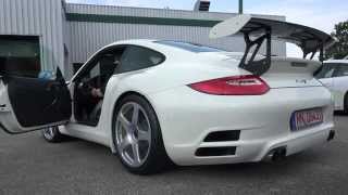 4k Ruf Rt12R 2WD Carreraweiss without integrated rollcage for minimum weight and 800 HP [upl. by Narahs]