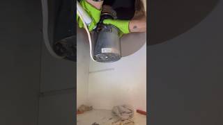 insinkerator garbage disposal replacement plumbing plumber kitchen garbagedisposal diy shorts [upl. by Ladnyk549]