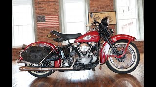 1946 Harley Davidson FL Knucklehead [upl. by Alveta]