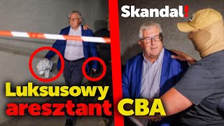 Luksusowy aresztant CBA Ryszard Czarnecki nie miał kajdanek podczas konwojowania go przez CBA [upl. by Three625]