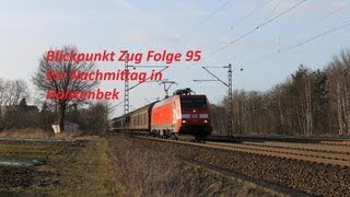 Blickpunkt Zug Teil 95  Ein Nachmittag in Halstenbek 132013FULL HD [upl. by Baseler735]