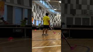 Floorball 1on1 coaching floorball floorballbasics [upl. by Aliehs596]