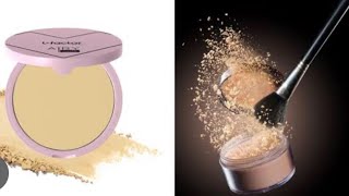 Difference Between Loose Powder and Compact Powder Uses of Loose Powder and Compact Powder [upl. by Kola483]