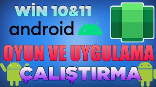 Bilgisayarınızda Programsız Android Uygulama Çalıştırın  ANDORİD ALT SİSTEMİ WİNDOWS 10 amp 11 [upl. by Care66]