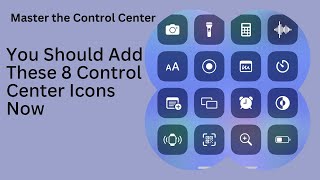 You Should Add these 8 Control Center Icons Now [upl. by Atinra]