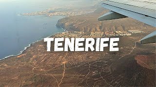 Atterrissage à Tenerife Sud aux iles Canaries aviation Teneriffa [upl. by Jamilla]