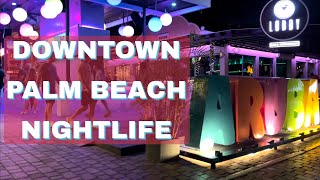 NIGHTLIFE Downtown PALM BEACH  ARUBA Walking Tour [upl. by Roberta]