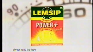 Lemsip Power  advert  Broadcast 7th November 1996 ITV UK [upl. by Mchail]