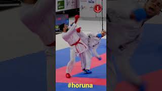 iamhoruna shorts horuna kumite karate wkf ukraine ukraina karateka ippon wkfkarate [upl. by Coriss]