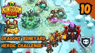 DRAGONS BONEYARD HEROIC VETERAN  Kingdom Rush Vengeance [upl. by Deerdre]