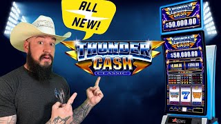 NEW slot game played live 🎰 With the developer 😱 Thunder Cash Classic ⭐️ Live Slot Play 🤠 [upl. by Lafleur]