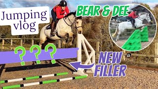 I HAVE A NEW FILLER TO JUMP Showjumping barn vlog [upl. by Akedijn]