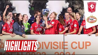 WINST Eredivisie cup in SLOTFASE  FC Twente  PSV 24052024  Highlights [upl. by Binnings]