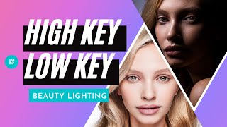 High Key vs Low Key Lighting Beauty Shoot [upl. by Armmat]