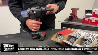 WÜRTH M CUBE RIVET GUN amp RIVETS 5701423000 [upl. by Atinrev]