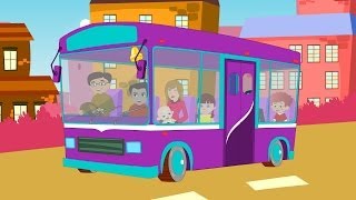 wheels on the bus with lyrics [upl. by Adianes]