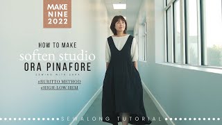 Ora Pinafore by Soften Studio  Sew Along Tutorial from Sewing Thereapy [upl. by Arhoz797]