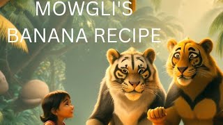 Mowglis banana recipe  jungle book cartoon story  cartoons for kids  English story  eurokids99 [upl. by Cullen]