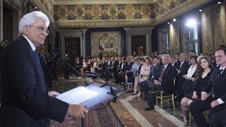 Estratto del discorso Presidente Mattarella alla cerimonia premi David di Donatello [upl. by Elvis]