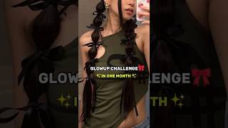 GLOWUP CHALLENGE IN ONE MONTH💗✨shorts fyp glowup beauty skincare [upl. by Pfeffer]