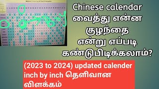 how to predict a gender using Chinese calendar in tamil  how to find a baby boy or girl [upl. by Molli606]