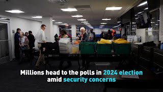 Millions head to the polls in 2024 election amid security concerns [upl. by Honoria]