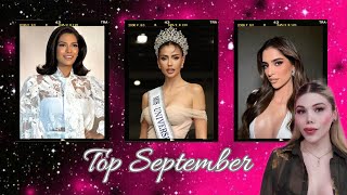 Miss Universe 2023 Top Favoritas Septiembre [upl. by Alym]