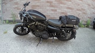 Installing a Kriega US30 Bag on my Iron 883  Right Thing Motos [upl. by Kere312]