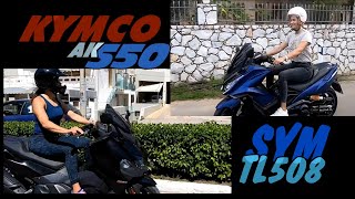 KYMCO AK550 vs SYM TL508 [upl. by Monda764]